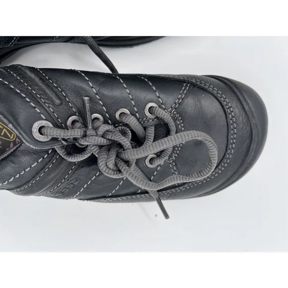 Keen Presidio Shoes Women sz 6.5 Black Leather Comfort Walking Trail Active NWOT - Picture 4 of 8
